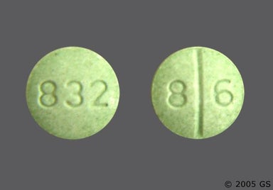Green Round 832 - ANDROXY 10mg Tablet