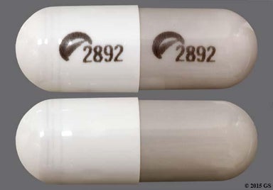 Gray, White Capsule LOGO 2892 LOGO 2892 - Duloxetine 60mg Delayed-Release Capsule