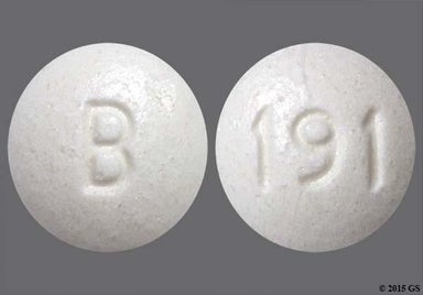 White Round B And 191 - Methscopolamine Bromide 2.5mg Tablet