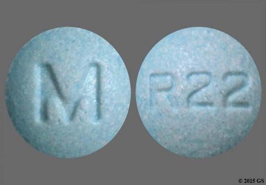 Blue Round M And R22 - Repaglinide 1mg Tablet