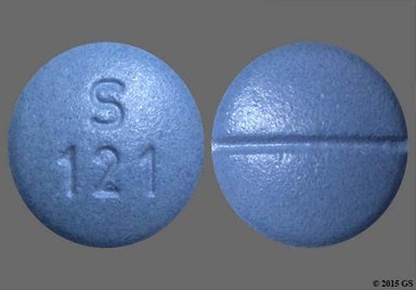 Blue Round S 121 - Sertraline Hydrochloride 50mg Tablet
