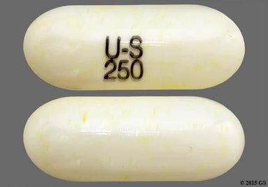 White Capsule U-S 250 - Valproic Acid 250mg Capsule