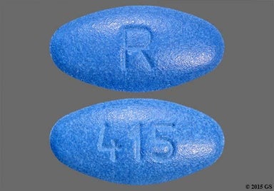 Blue Oval 415 And R - Amlodipine Besylate/Atorvastatin Calcium 10mg-20mg Tablet
