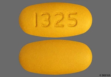 Brown Oblong 1325 - Amlodipine Besylate/Valsartan/Hydrochlorothiazide 10mg-320mg-25mg Tablet