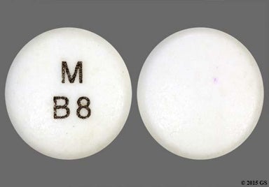 White Round M B8 - Bupropion Hydrochloride 150mg Extended-Release (XL) Tablet