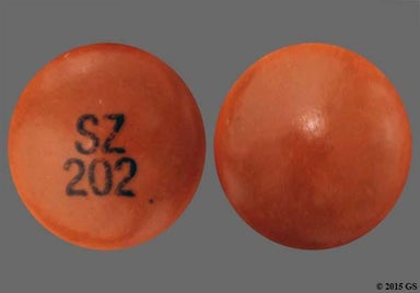Orange Round Sz 202 - Chlorpromazine Hydrochloride 25mg Tablet