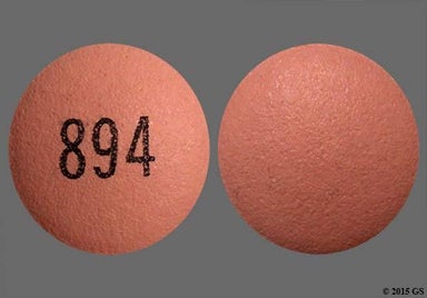 Pink Round 894 - Clopidogrel 75mg Tablet