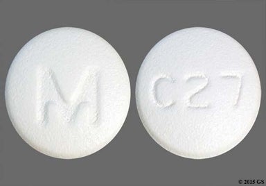 White Round C27 And M - Clopidogrel 75mg Tablet