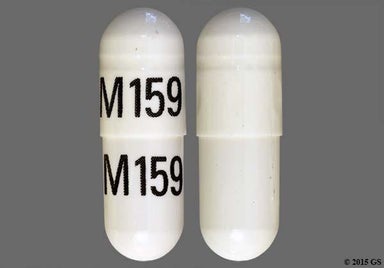 White Capsule M159 M159 - Didanosine 125mg Delayed-Release Capsule