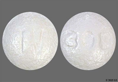 White Round 308 And Tv - Hydroxyzine Hydrochloride 25mg Tablet