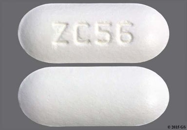 White Oblong ZC56 - Levofloxacin 500mg Tablet