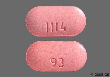 Red Oblong 1114 - Lisinopril 20mg Tablet