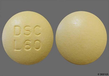 Yellow Round Dsc L60 - Savaysa 60mg Tablet