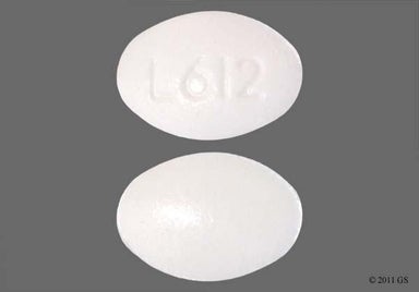 White Oval L 612 - Sunmark Loratadine Allergy Relief 10mg Tablet