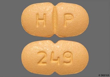 Orange Oval H P And 249 - Venlafaxine Hydrochloride 75mg Tablet