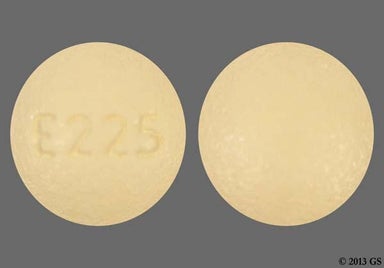 Beige Round E225 - Montelukast Sodium 10mg Tablet