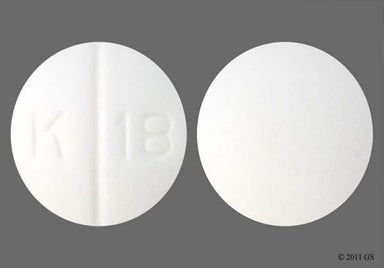 White Round K 18 - Oxycodone Hydrochloride 5mg Tablet