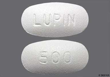 White Oval 500 And Lupin - Cefprozil 500mg Tablet
