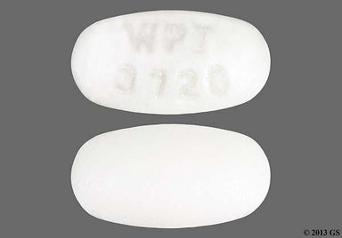 White Oval WPI 3720 - Tranexamic Acid 650mg Tablet