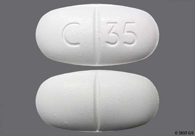 White Oval C 35 - Nevirapine 200mg Tablet