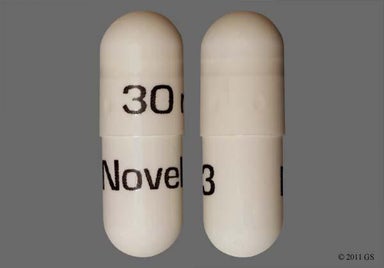 White Capsule 30 mg Novel 123 - Temazepam 30mg Capsule