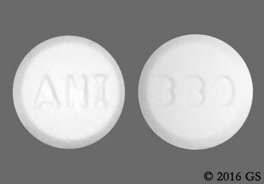 White Round ANI - Flecainide Acetate 50mg Tablet