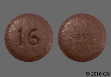 Brown Round 16 - Uptravi 1600mcg Tablet