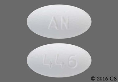 White Oval 446 And An - Entecavir 0.5mg Tablet
