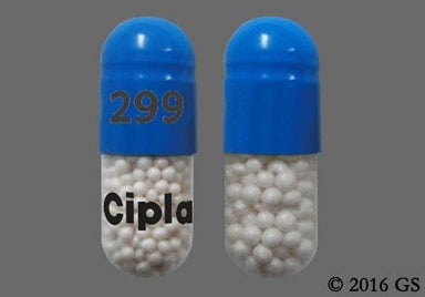 Blue Capsule 299 Cipla - Duloxetine 60mg Delayed-Release Capsule