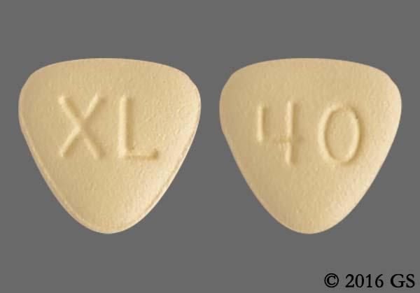 Yellow Triangle 40 And Xl - Cabometyx 40mg Tablet