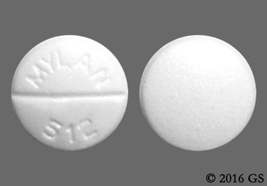 White Round MYLAN 512 - Verapamil Hydrochloride 80mg Tablet