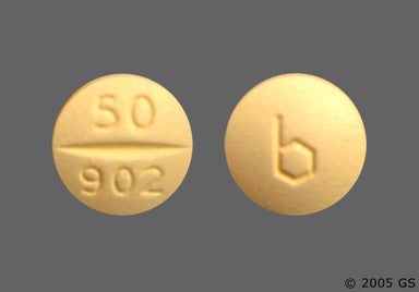 Beige Round 50 902 - Naltrexone Hydrochloride 50mg Tablet