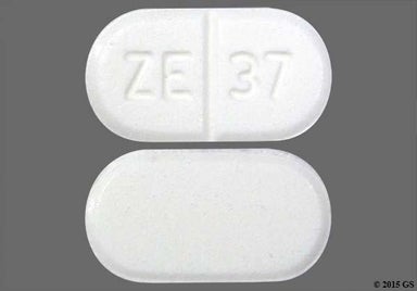 White Oblong Ze 37 - Buspirone Hydrochloride 10mg Tablet