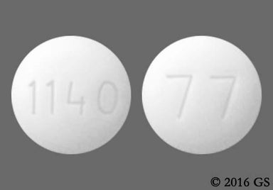 White Round 1140 - Acamprosate Calcium 333mg Delayed-Release Tablet