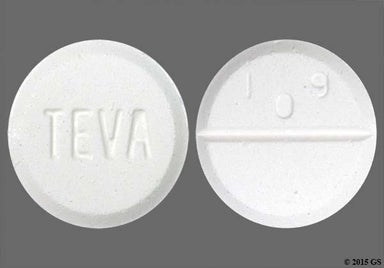 White Round T 109 - Carbamazepine 200mg Tablet
