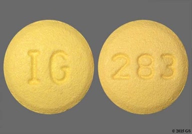 Yellow Round 283 - Cyclobenzaprine Hydrochloride 10mg Tablet