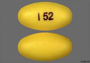 Yellow Oval I 52 - Pantoprazole Sodium 40mg Delayed-Release Tablet