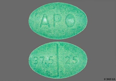 Green Oval 37.5 25 - Triamterene/Hydrochlorothiazide 37.5mg-25mg Tablet