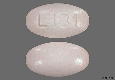 Peach Oval L 181 - Irbesartan/Hydrochlorothiazide 300mg-12.5mg Tablet