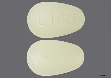 Yellow Tear L145 - Losartan Potassium/Hydrochlorothiazide 100mg-25mg Tablet