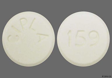 Yellow Round Cipla And 159 - Meloxicam 15mg Tablet
