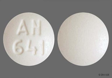 White Round AN 641 - Flecainide Acetate 50mg Tablet