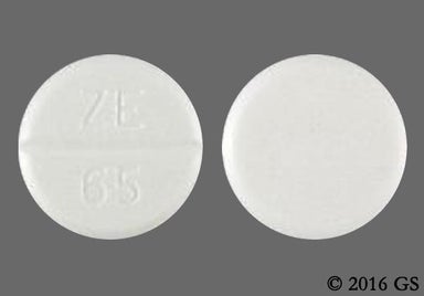 White Round ZE 65 - Amiodarone Hydrochloride 200mg Tablet