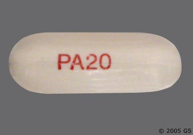 White Capsule PA20 - Cyclosporine (modified) 100mg Capsule