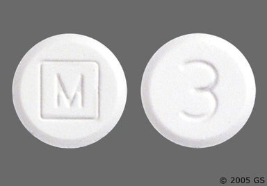 White Round M - Acetaminophen/Codeine Phosphate 300mg-30mg Tablet