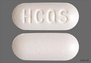 White Oblong HCQS - Hydroxychloroquine Sulfate 200mg Tablet