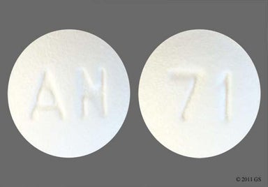 White Round AN - Hydroxyzine Hydrochloride 25mg Tablet