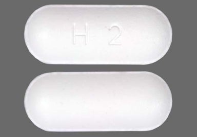 White Oblong H 2 - Naproxen Sodium 550mg Tablet