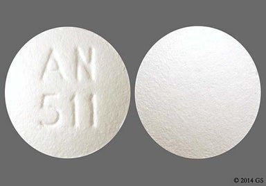 White Round AN 511 - Spironolactone 25mg Tablet