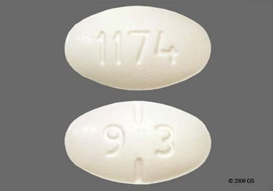White Oval 1174 - Penicillin VK 500mg Tablet